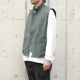 WEATHER CLOTH ZIP VEST