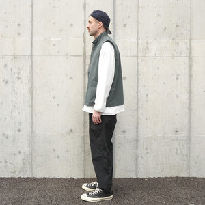 WEATHER CLOTH ZIP VEST