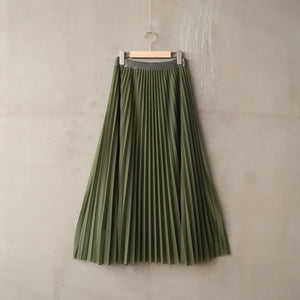 TRICOT PLEATS SKIRT【MANON】