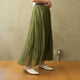 TRICOT PLEATS SKIRT【MANON】