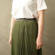 TRICOT PLEATS SKIRT【MANON】