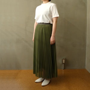 TRICOT PLEATS SKIRT【MANON】