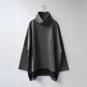 SOFT DOUBLE HIGH NECK PULLOVER【MANON】