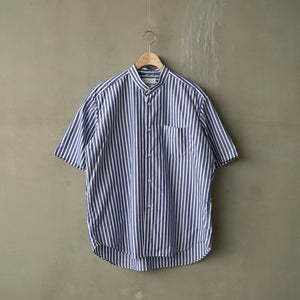 POPLIN STRIPE LOOSE FIT B/C S/S SHT