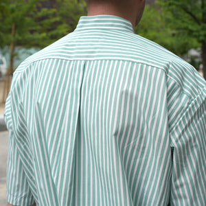 POPLIN STRIPE LOOSE FIT B/C S/S SHT