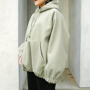 NEEDLE REVERSE STRETCH HOODIE【MANON】