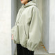 NEEDLE REVERSE STRETCH HOODIE【MANON】