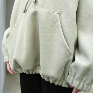 NEEDLE REVERSE STRETCH HOODIE【MANON】