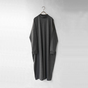 WOOL JERSEY MOCK NECK ONEPIECE【MANON】