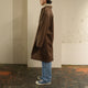 WOOL BEAVER BALMACAAN COAT