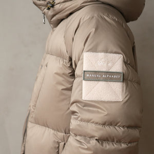 NANGA×MANUAL ALPHABET EXPLORER DOWN JACKET