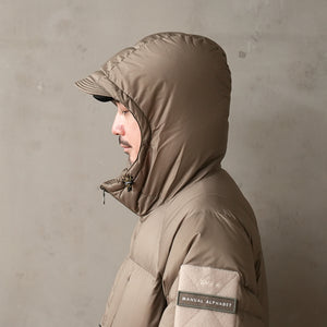 NANGA×MANUAL ALPHABET EXPLORER DOWN JACKET