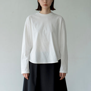 ROUND HEM PIPING L/S TEE【MANON】