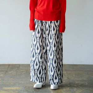 BATIK PRINT EASY WIDE PANTS【MANON】