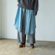 EASY WIDE CHECK PANTS【MANON】