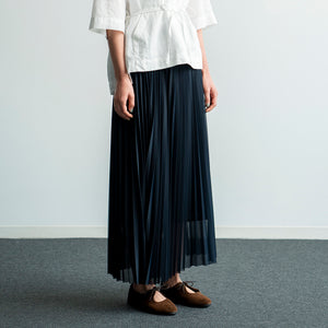 TRICOT PLEATS SKIRT【MANON】