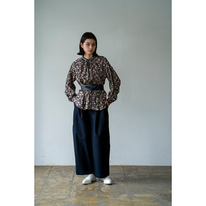 VINTAGE SERGE TWO TUCK WIDE PANTS【MANON】