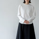 ROUND HEM PIPING L/S TEE【MANON】